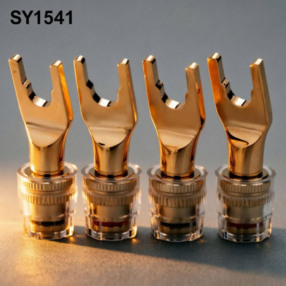 Copper Wire Roll - HiFi 24K 金メッキ厚銅 U 字型 Y