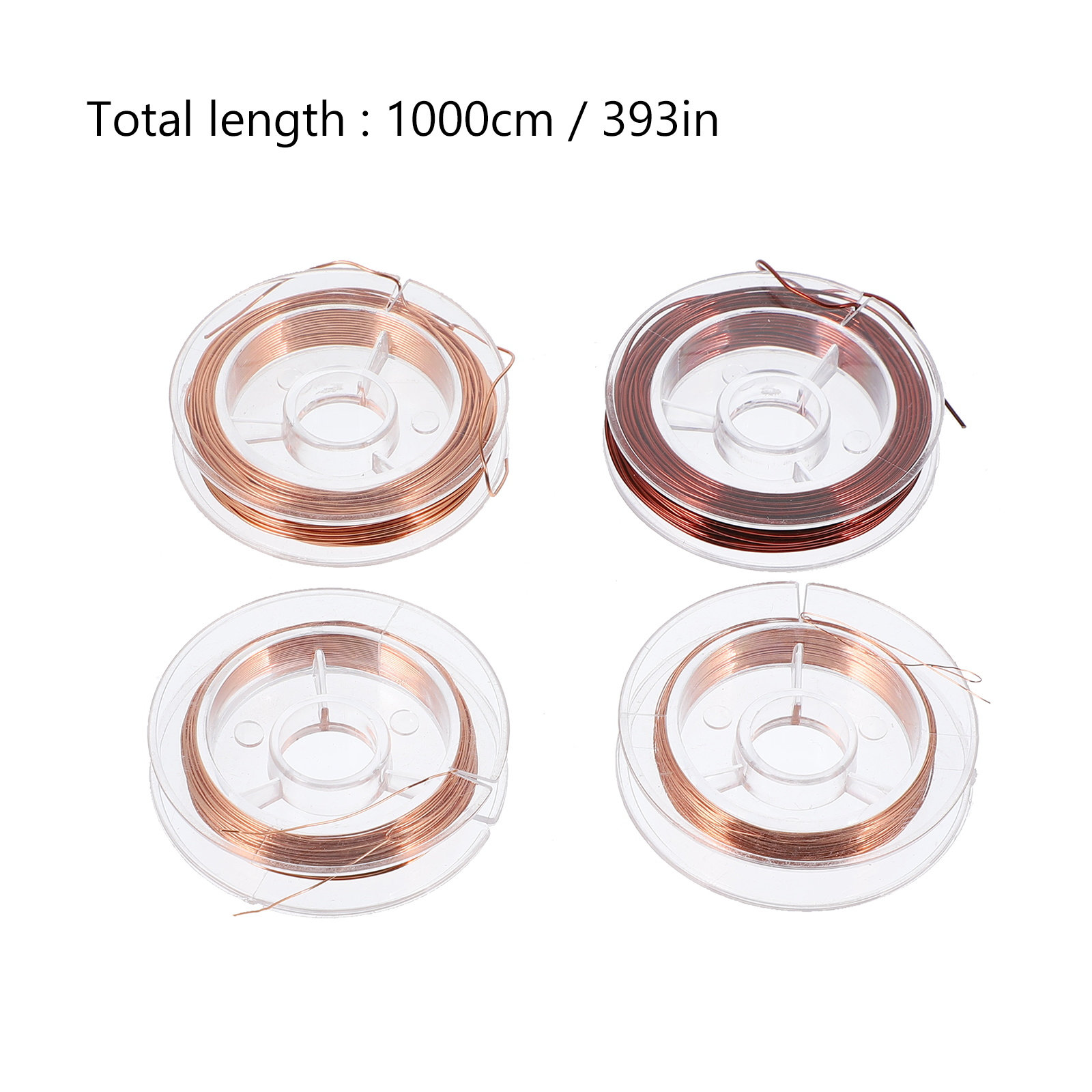 4巻入り、エナメル加工された銅線。DIY用、磁石巻線、変圧器 - Copper Wire Roll のレビューと価格
