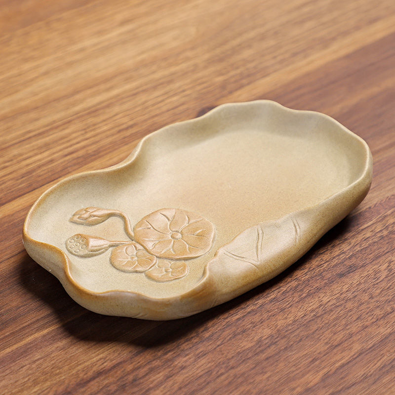 ブラジル産木製水耕栽培プラント用ラッキーウッドトレイ、粗陶器 - Drip Tray Saucer のレビューと価格