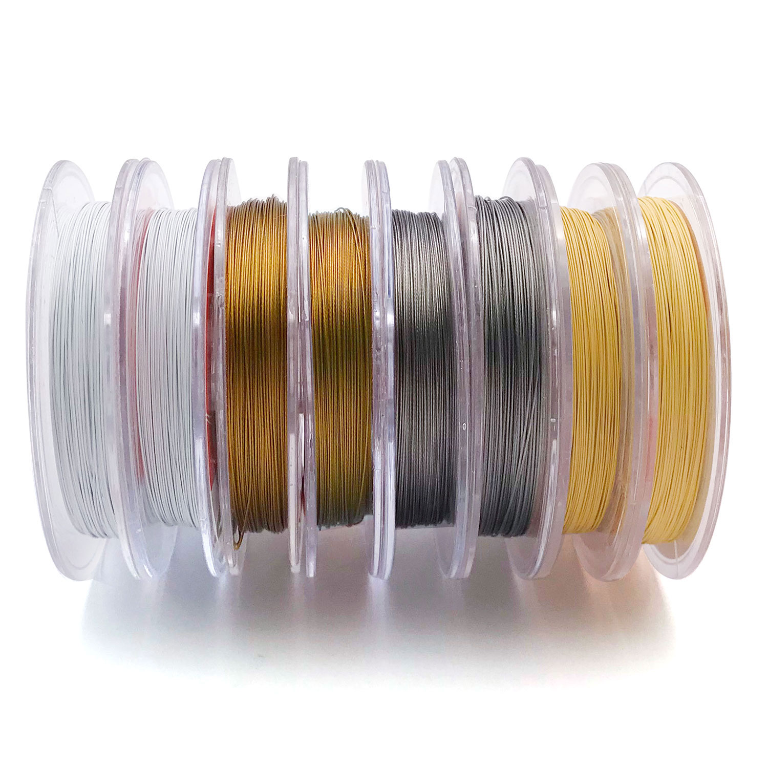 50m ステンレス鋼銅線、色落ちしないビーズワイヤー、DIY - Copper Wire Roll のレビューと価格