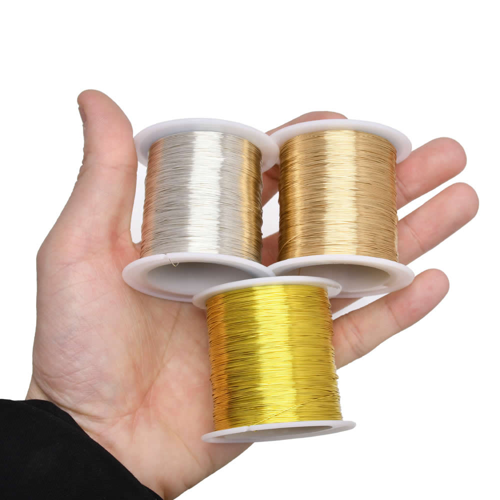 色褪せない変色防止加工の曲げられる銅被覆鋼線 100m 32 - Copper Wire Roll のレビューと価格
