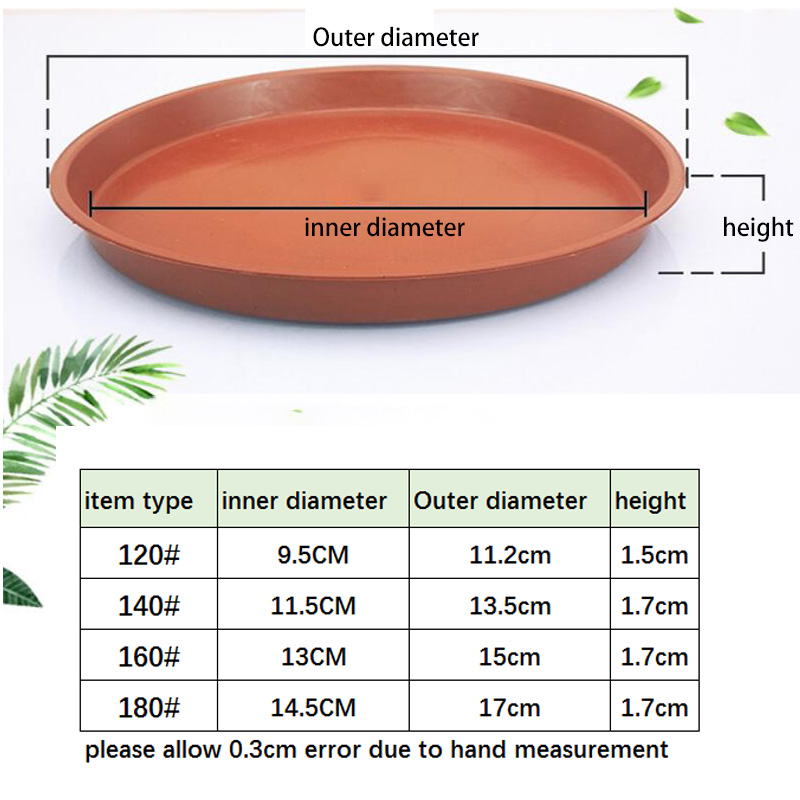 10 個プラスチック植木鉢トレイベース植物受け皿ラウンドドリ - Drip Tray Saucer のレビューと価格