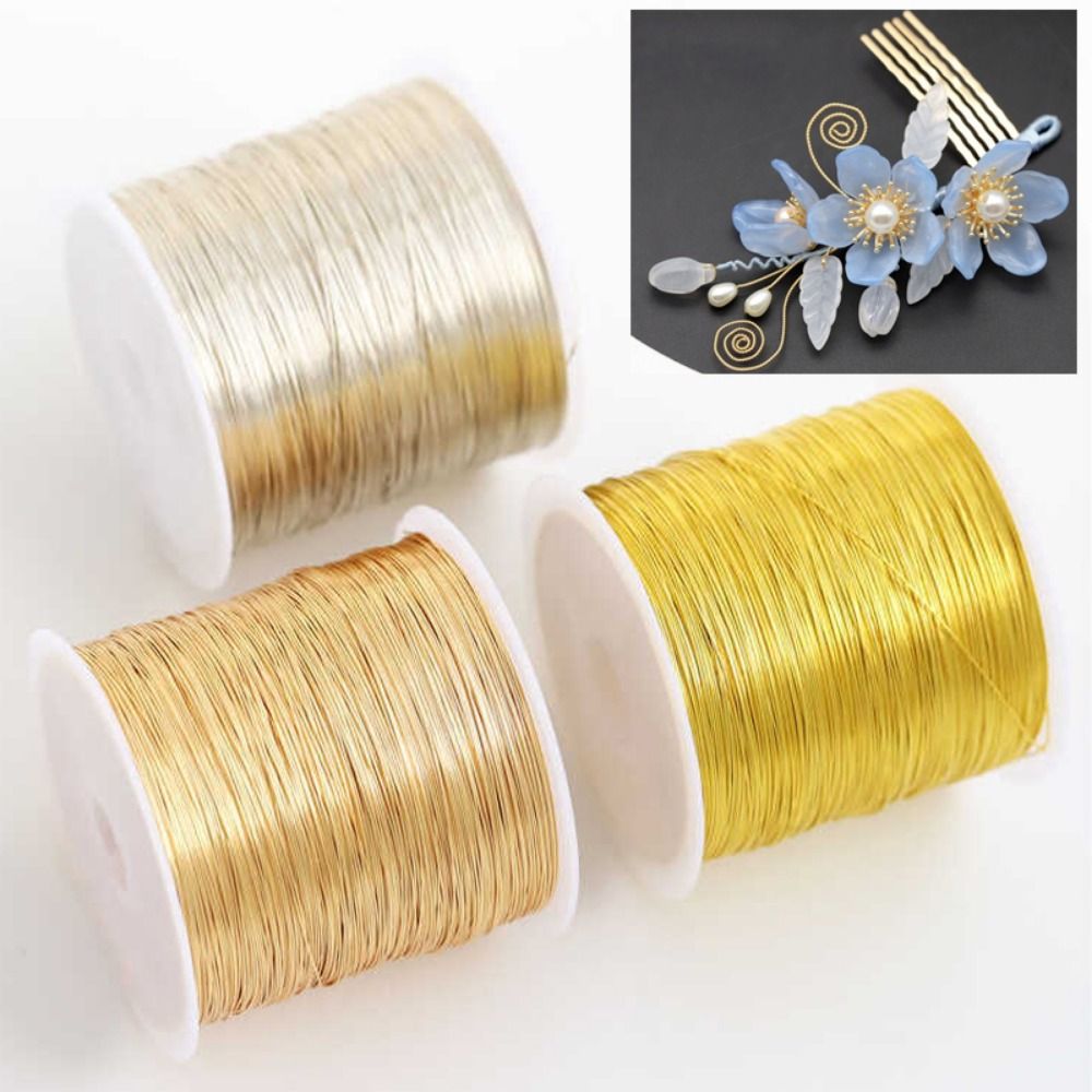 100m/ロール金メッキ色保持合金銅線0.3mm 0.4mm - Copper Wire Roll のレビューと価格