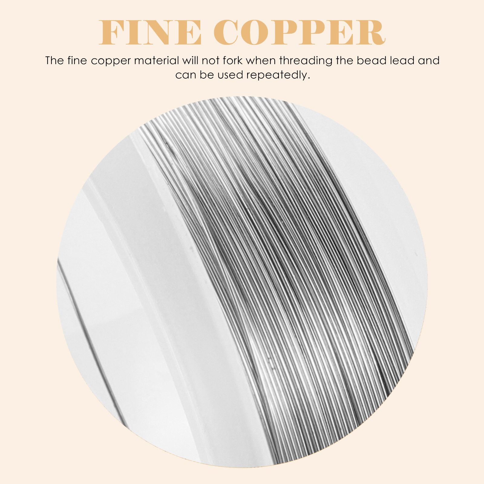 10個入り、手芸やアクセサリー作りに使える銅線。ビーズ細工や - Copper Wire Roll のレビューと価格