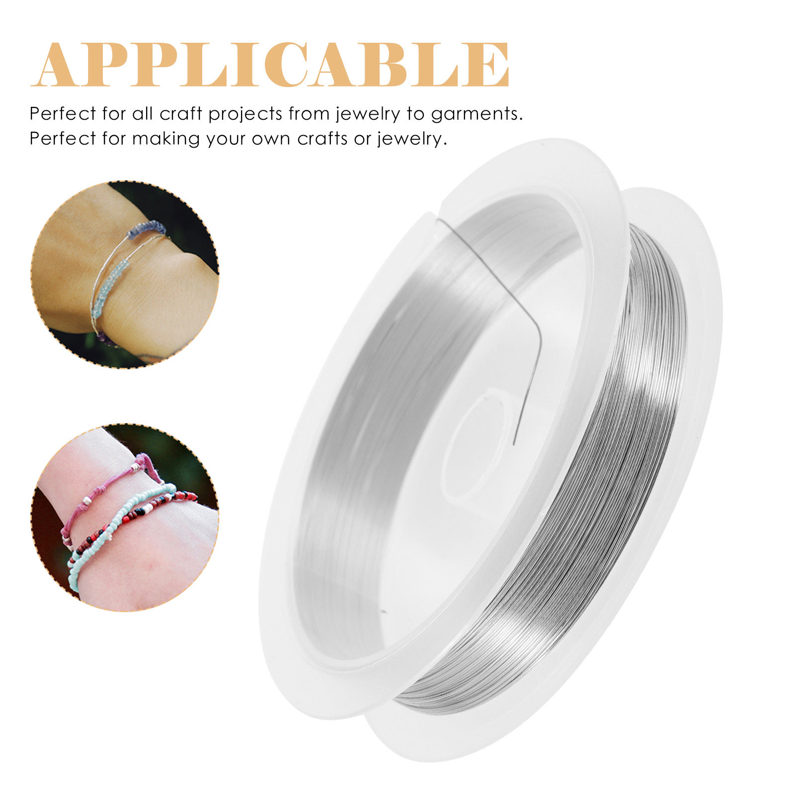 10個入り、手芸やアクセサリー作りに使える銅線。ビーズ細工や - Copper Wire Roll のレビューと価格