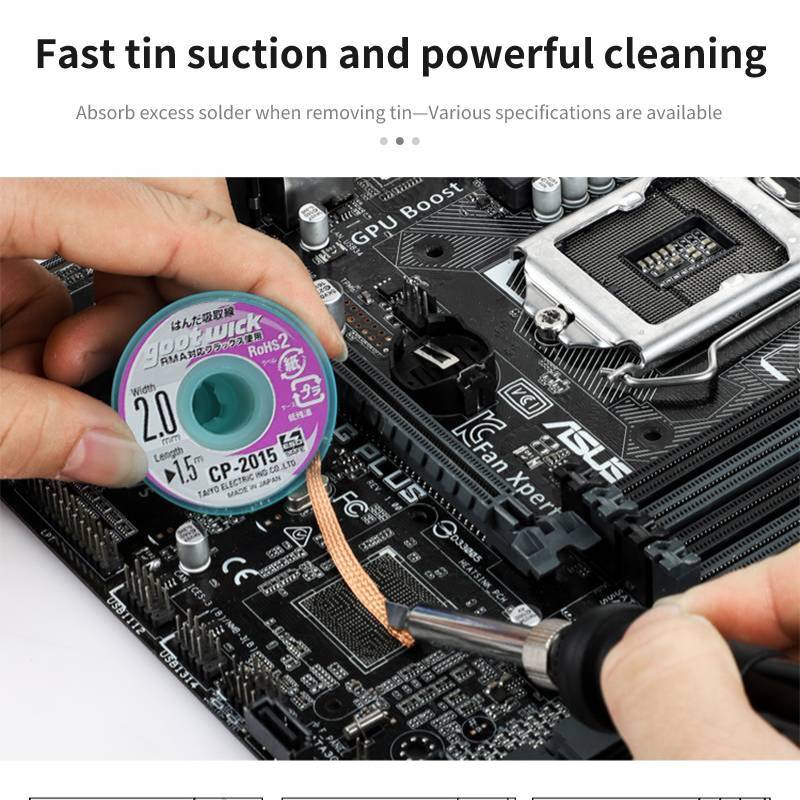 優れた注文溶接ウィック、編組銅線、cp1515、cp2015 - Copper Wire Roll のレビューと価格