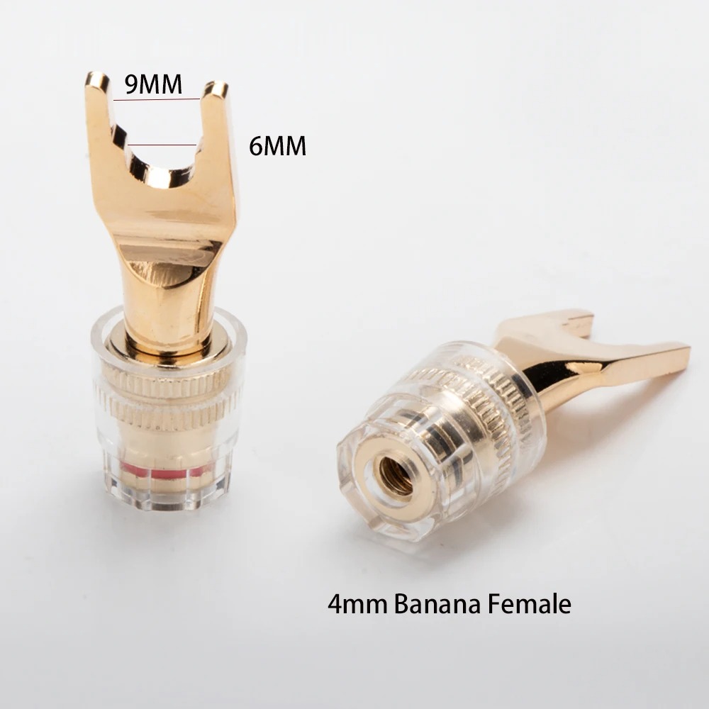 HiFi 24K 金メッキ厚銅 U 字型 Y スペード スピ - Copper Wire Roll のレビューと価格