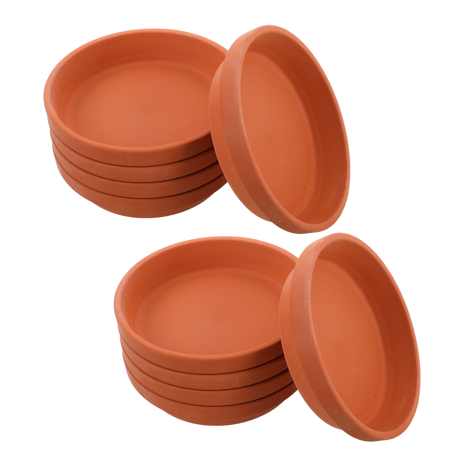 12個入り植木鉢受け皿 11cm テラコッタ製水受け皿、屋内 - Drip Tray Saucer のレビューと価格