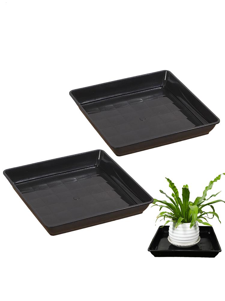 2個入り植木鉢ベース 厚みのあるバルコニー植物トレイ プラン - Drip Tray Saucer のレビューと価格
