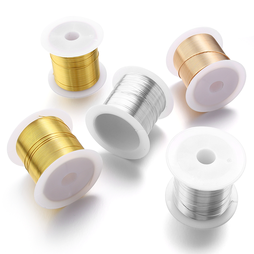 1 ロール銅ビーズワイヤー 0.3-0.8 ミリメートルゴー - Copper Wire Roll のレビューと価格