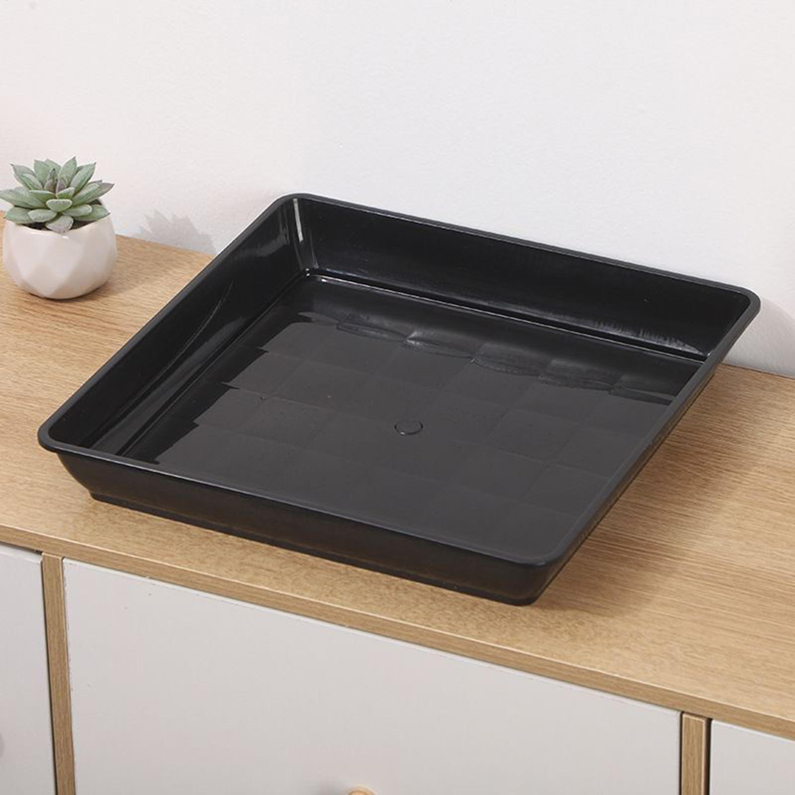 ポット用プラントトレイ 2個入り 正方形プランター ドリップ - Drip Tray Saucer のレビューと価格
