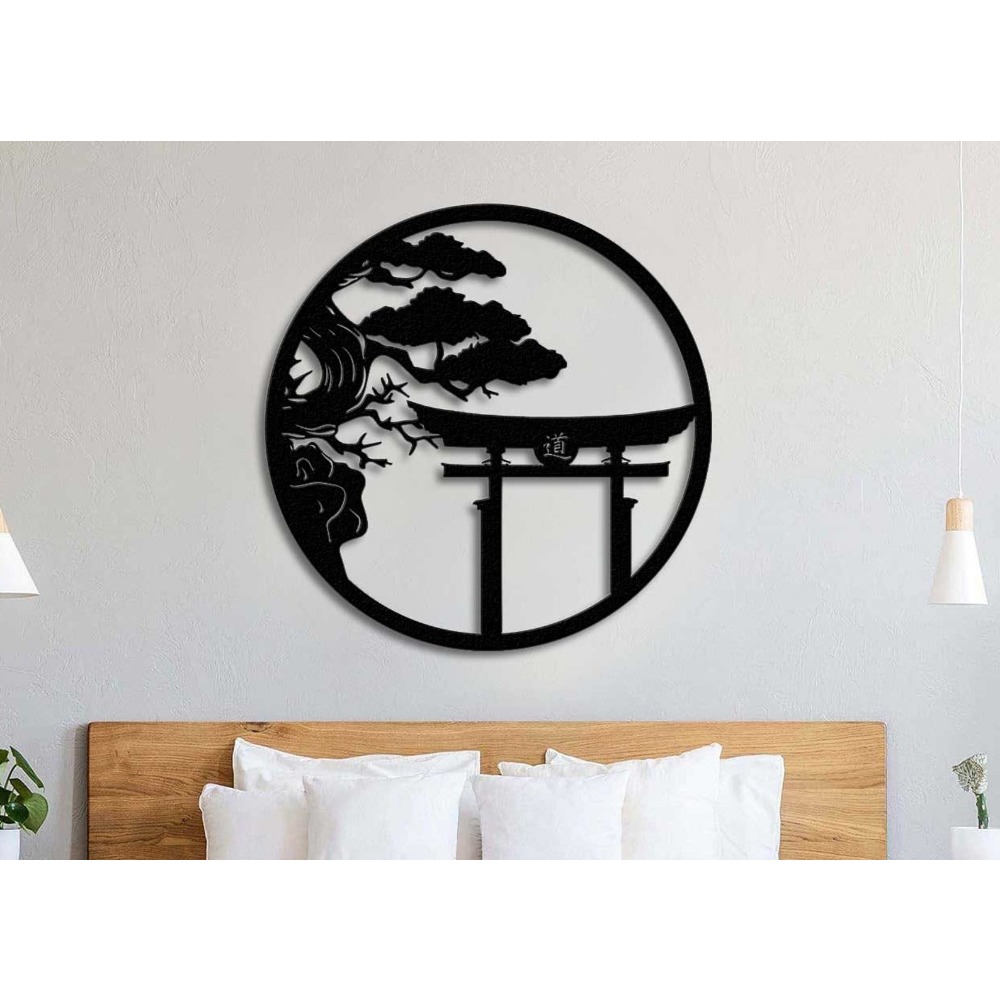 ブランド桜の木メタルウォールアート日本の盆栽鉄製吊り下げ装飾 - Bonsai Garden Art のレビューと価格