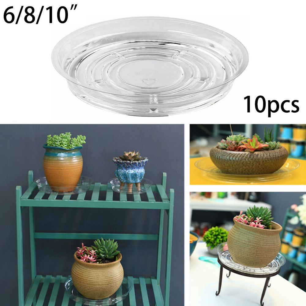 10個セット ガーデンプラントソーサー ドリップトレイ 樹脂 - Drip Tray Saucer のレビューと価格
