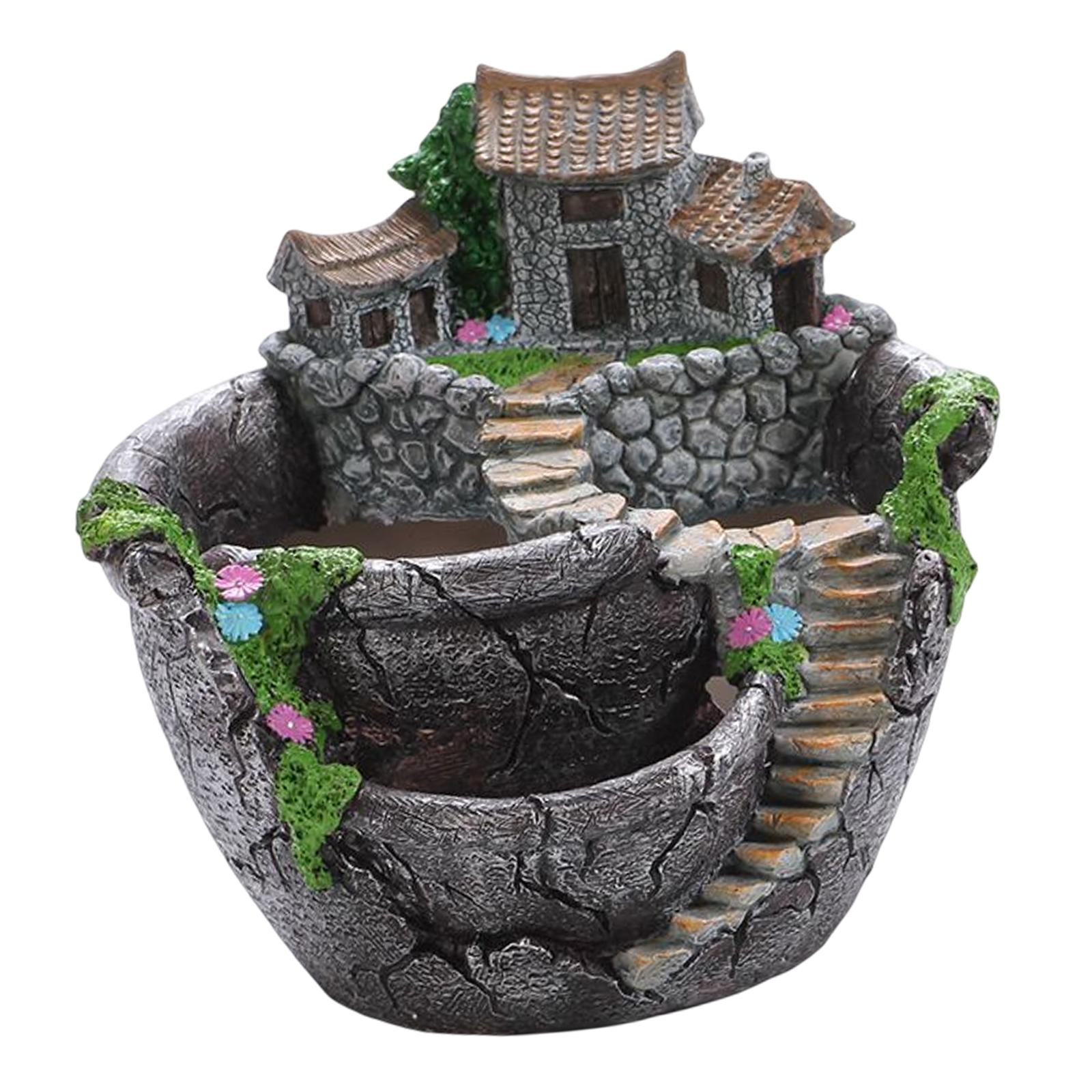 フラワーポット フェアリーガーデン デザイン マイクロランド - Bonsai Garden Landscape Design のレビューと価格