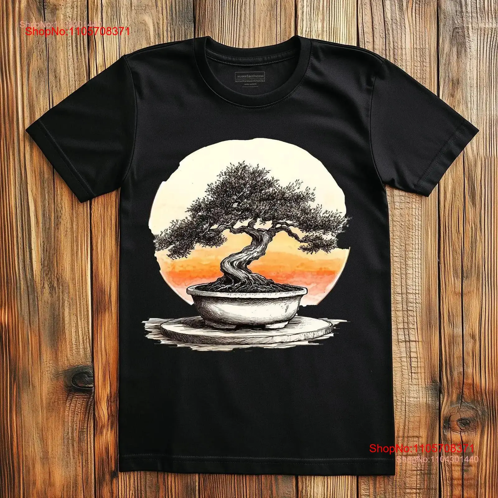 日本の盆栽Tシャツ 禅ガーデン ナチュラルアート ユニークな - Bonsai Garden Art のレビューと価格