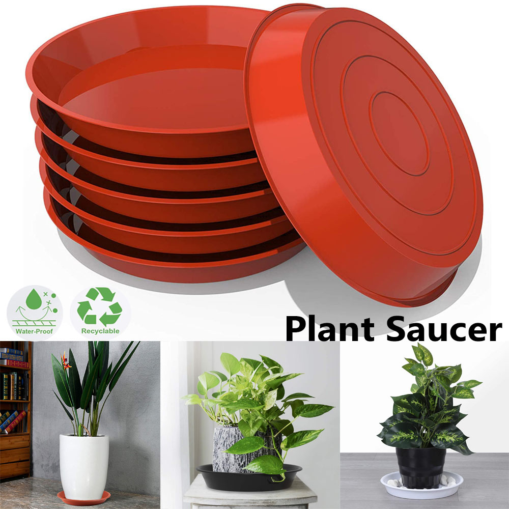 3個セット ガーデン用丸型植木鉢用受け皿 プラスチック製トレ - Drip Tray Saucer のレビューと価格