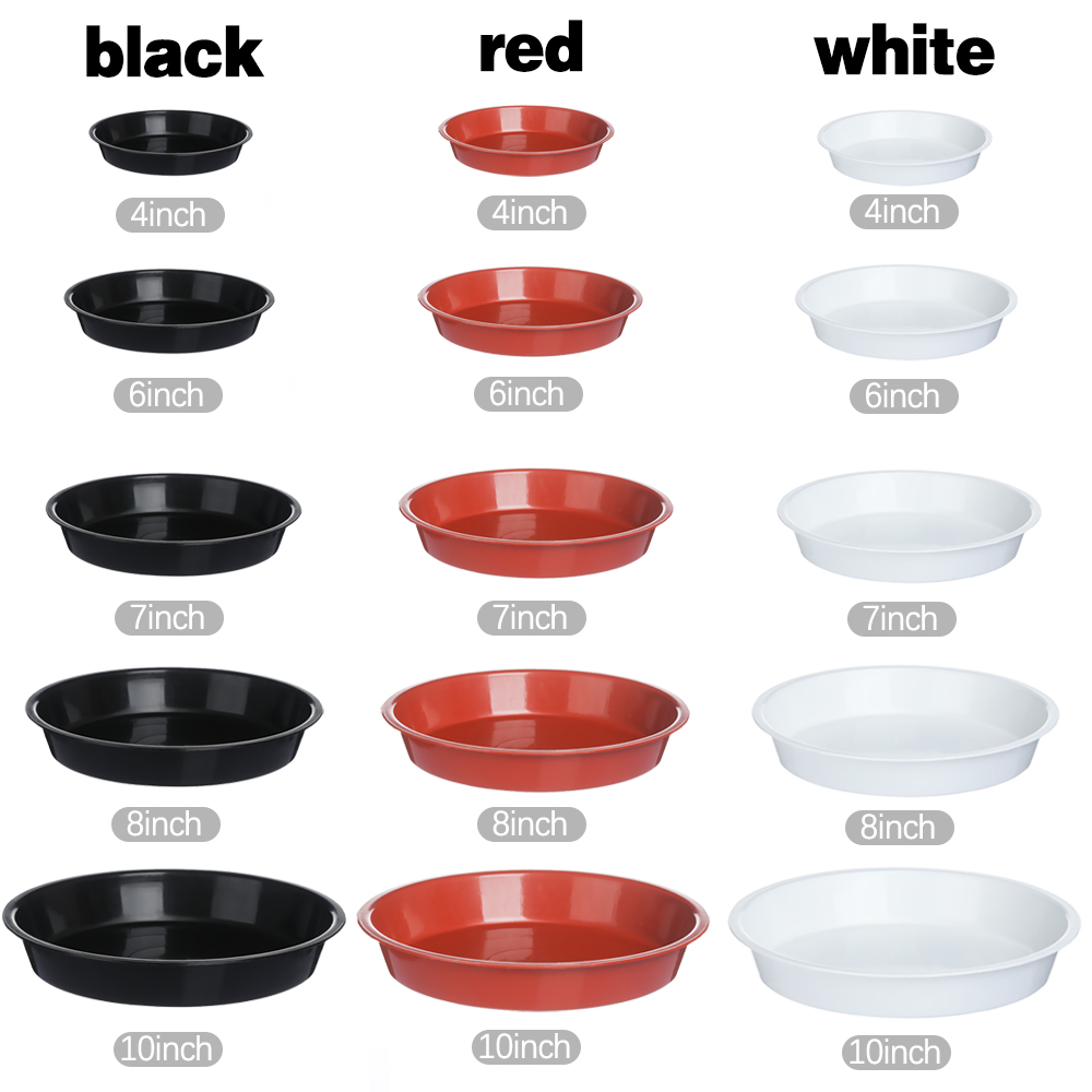 3個セット ガーデン用丸型植木鉢用受け皿 プラスチック製トレ - Drip Tray Saucer のレビューと価格