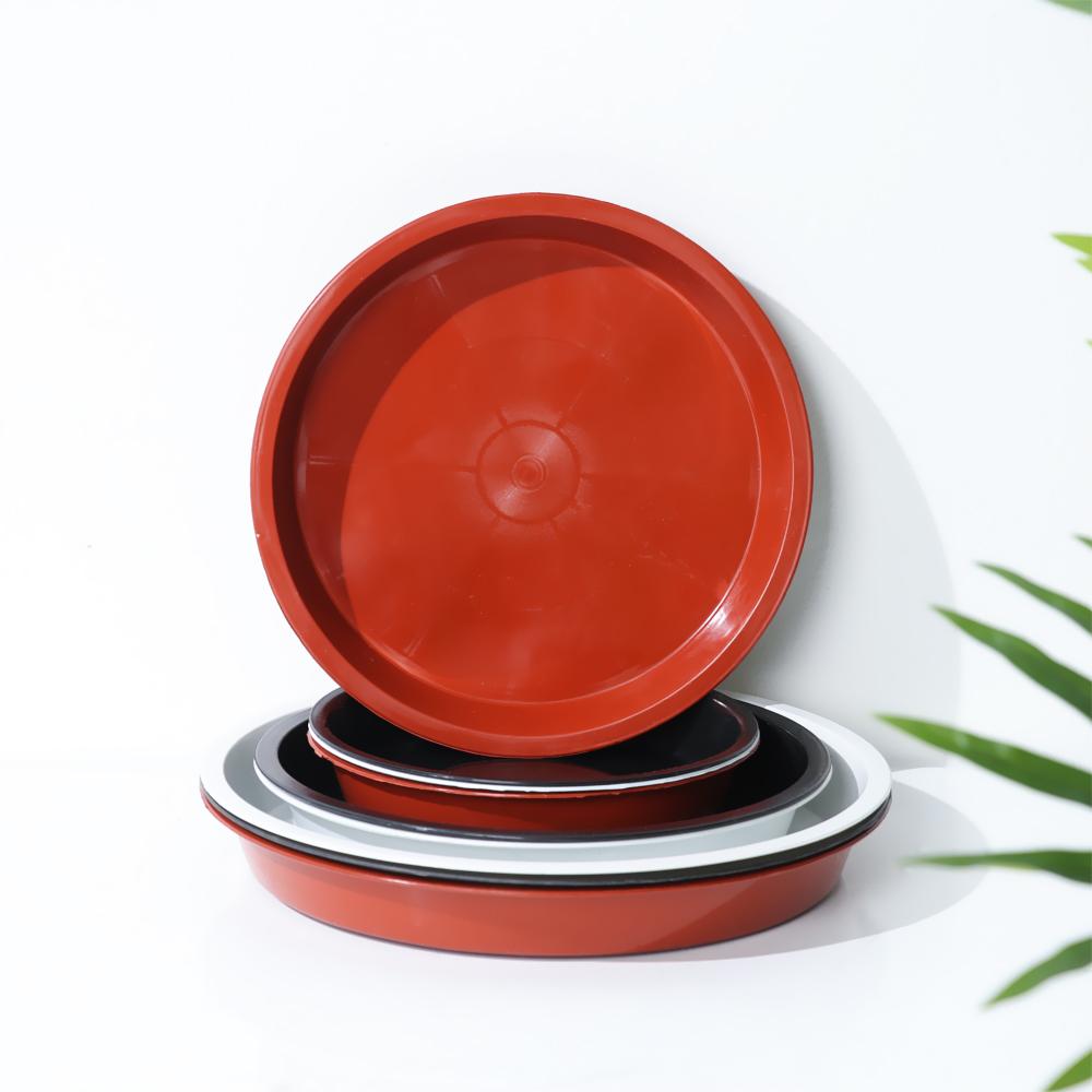 3個入り プラスチック製 丸型 耐久性 室内/屋外用 ドリッ - Drip Tray Saucer のレビューと価格